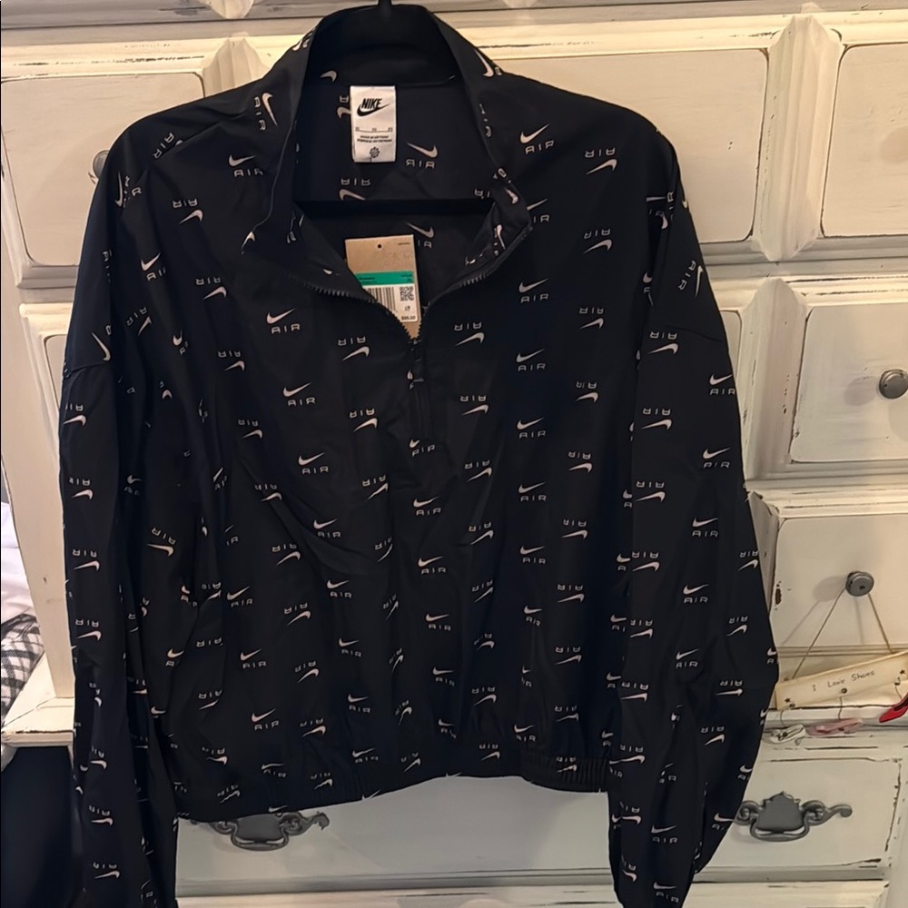 Nike Black and White Air Sweatshirt
